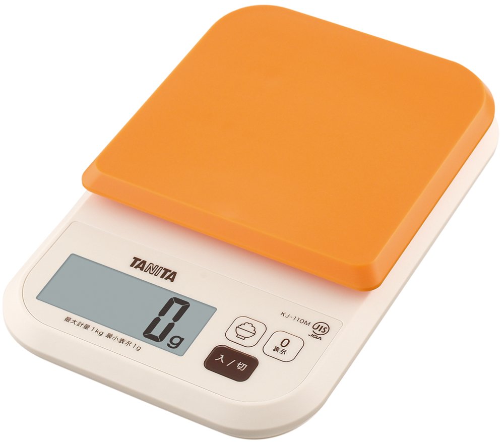 Amazon｜タニタ はかり スケール 料理 カロリー 1kg 1g オレンジ KJ